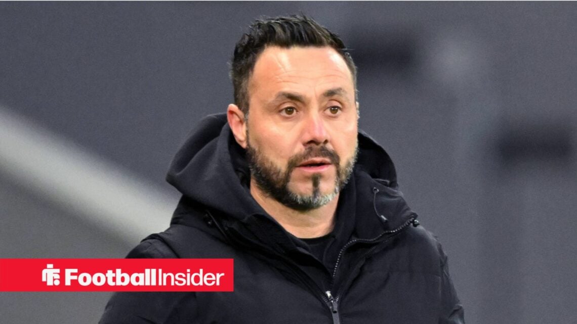 Former Marseille manager Roberto De Zerbi