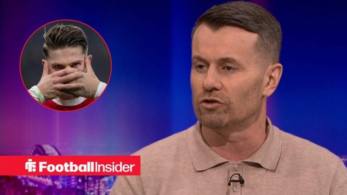 BBC Match of the Day pundit Shay Given talks with Arsenal striker Viktor Gyokeres celebrates inset