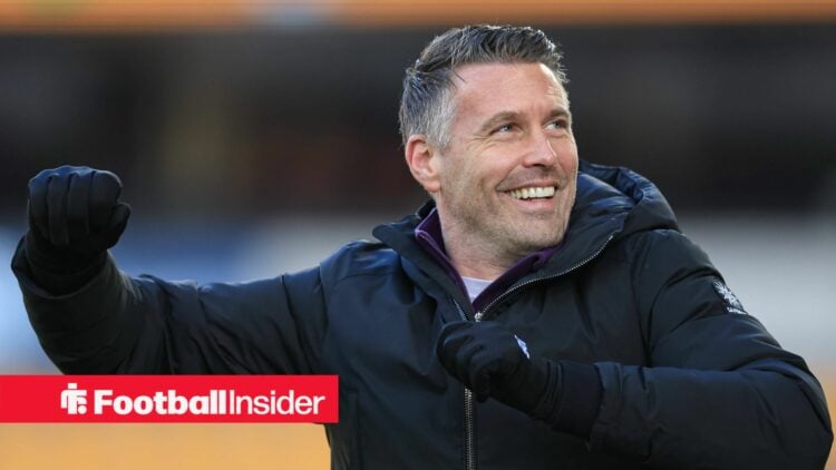 Wolves manager Rob Edwards celebrates