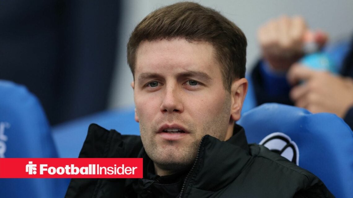 Brighton manager Fabian Hurzeler before a Premier League game