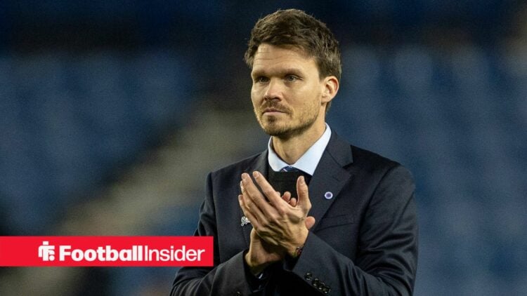 Rangers manager Danny Rohl claps