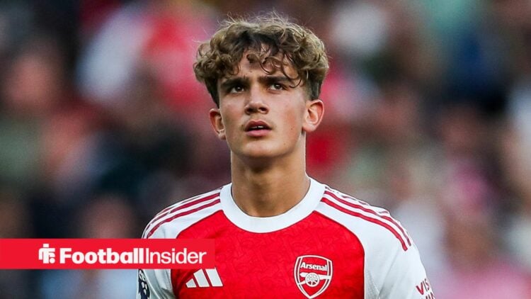 Arsenal midfielder Max Dowman