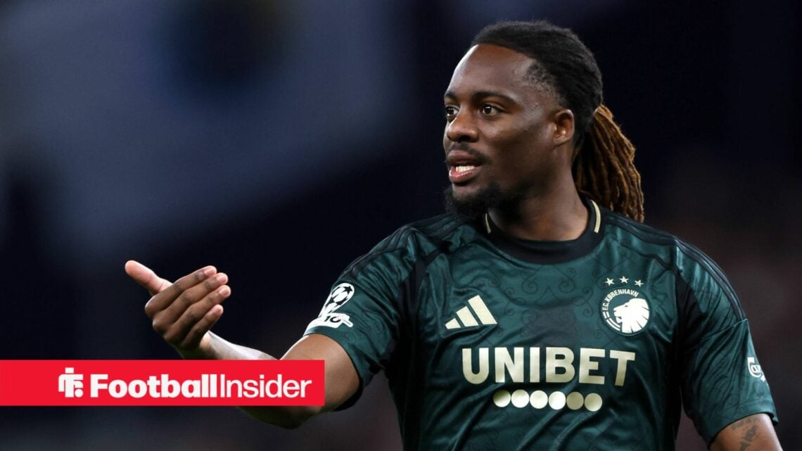 Munashe Garananga in Copenhagen kit