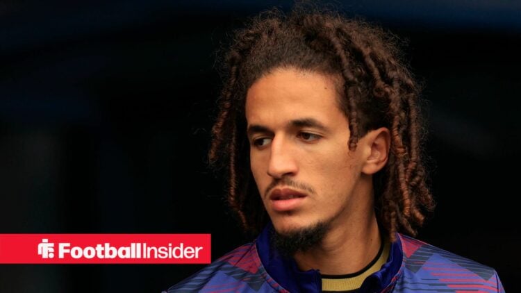 Hannibal Mejbri in Burnley gear