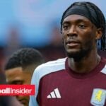 Tammy Abraham in Aston Villa kit