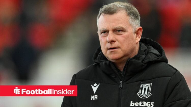 Mark Robins in Stoke City coat