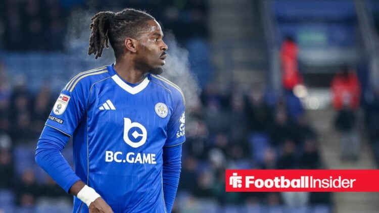 Caleb Okoli in Leicester kit
