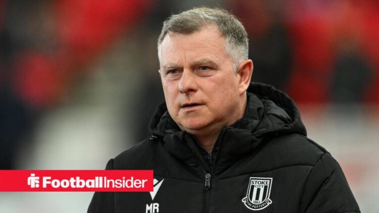 Stoke City manager Mark Robins