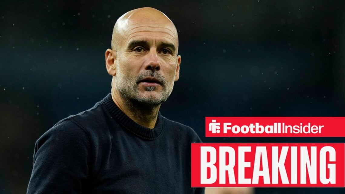 Man City manager Pep Guardiola