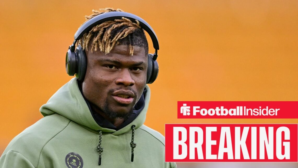 Emmanuel Agbadou in Wolves gear