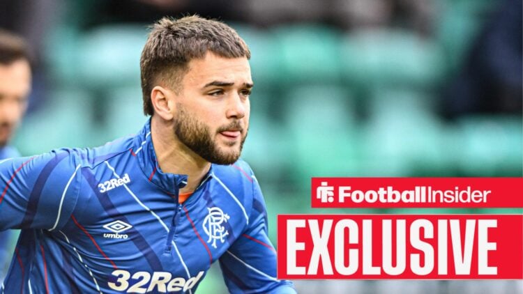 Nicolas Raskin warming up for Rangers