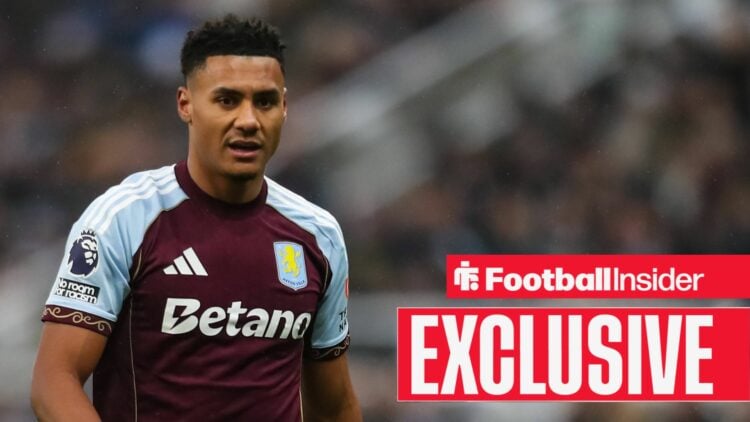 Ollie Watkins in Aston Villa kit