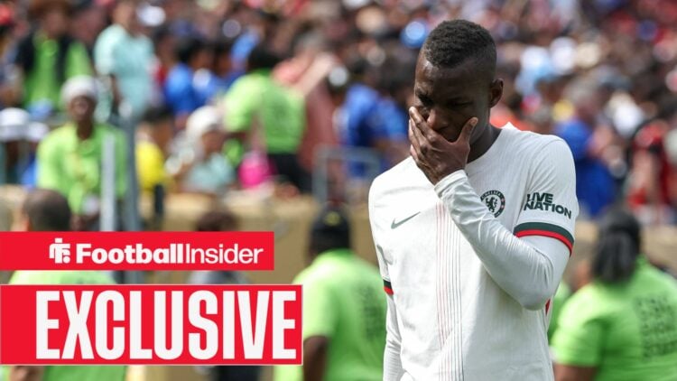 Nicolas Jackson in white Chelsea kit