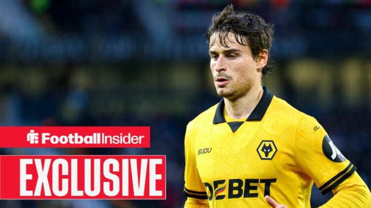 Hugo Bueno in Wolves kit