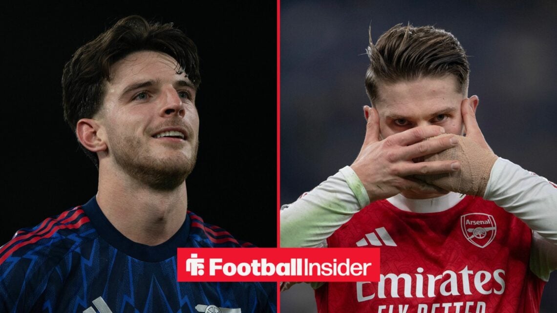 Arsenal stars Declan Rice and Viktor Gyokeres