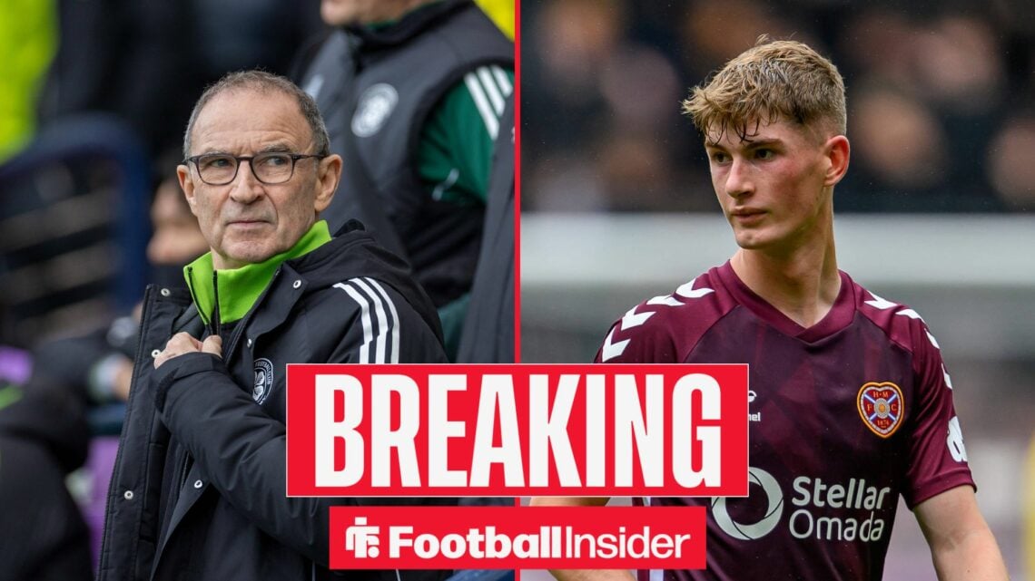 Martin O'Neill looking at James Wilson on right