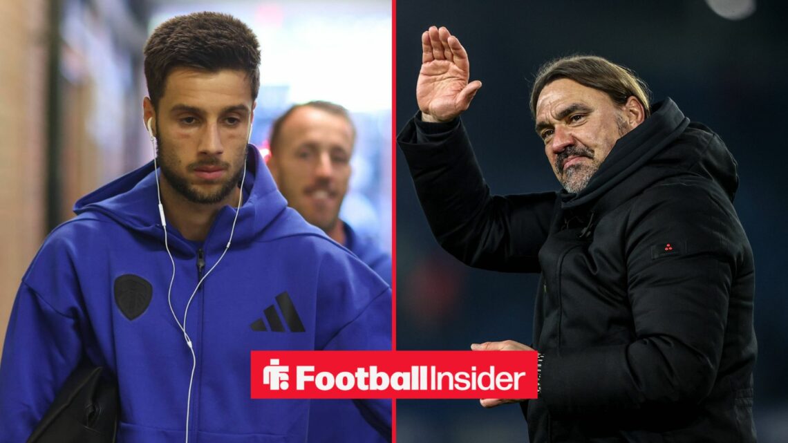 Ilia Gruev on left, with Daniel Farke waving on right