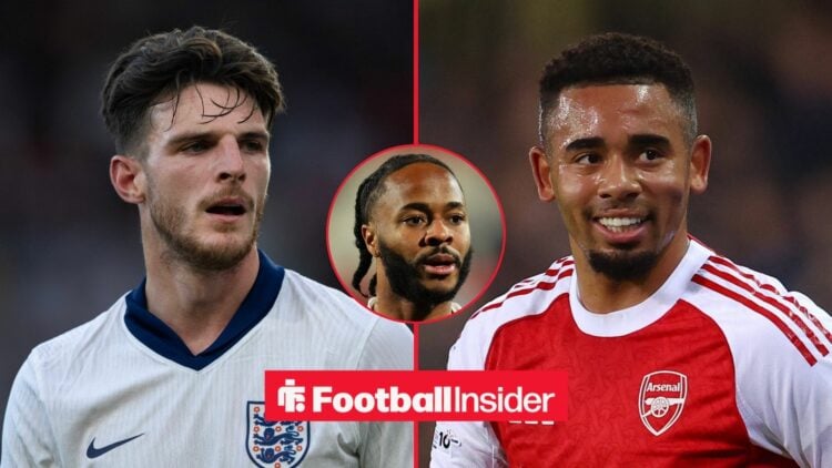 Arsenal striker Gabriel Jesus smiles, Declan Rice features for England with Feyenoord winger Raheem Sterling trains
