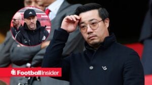 Aiyawatt Srivaddhanaprabha with Gary Rowett included in a circular inset
