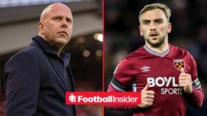 Liverpool s head coach Arne Slot reacts during the English Premier League match between Liverpool FC and Brighton & Hove Albion FC in Liverpool, Britain, on Dec. 13, 2025 / Jarrod Bowen of West Ham United during the Premier League match Wolverhampton Wanderers vs West Ham United at Molineux, Wolverhampton, United Kingdom, 3rd January 2026