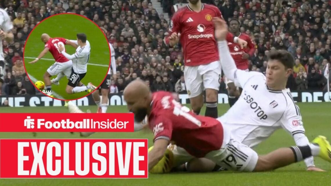 Bryan Mbeumo tackled by Jorge Cuenca