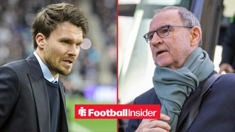 Danny Rohl alongside Martin O'Neill