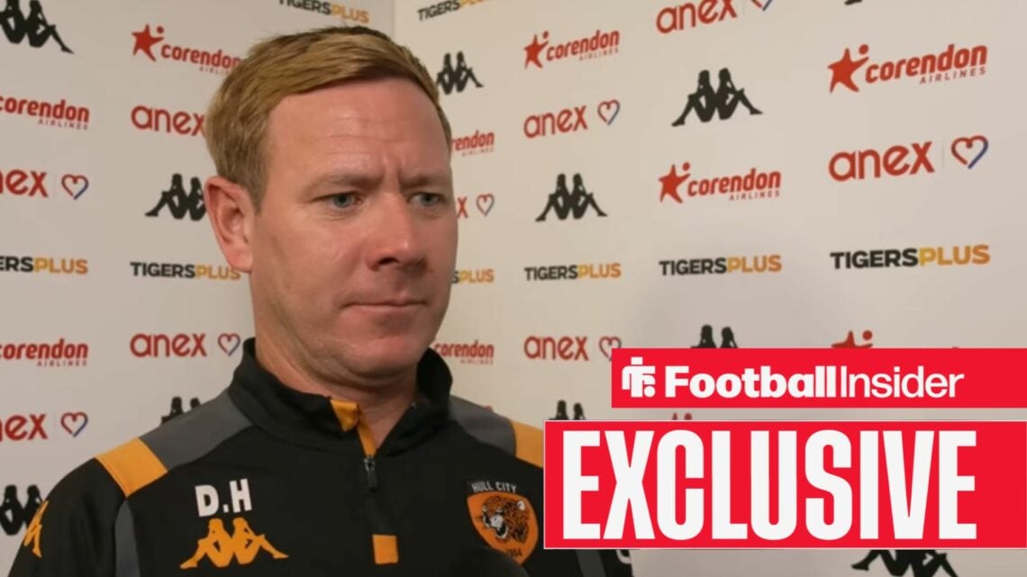 Dean Holden in an interview with Hull City