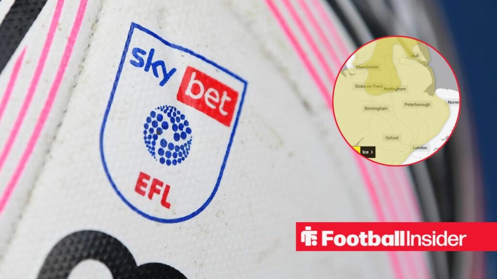 League One postponement latest as Met Office issue new snow and ice warnings across the UK