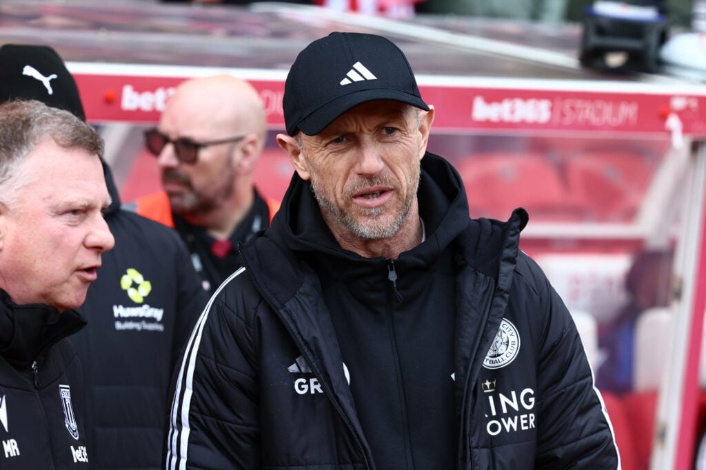 Leicester City manager Gary Rowett