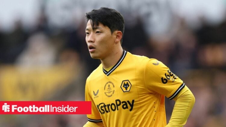 Wolves star Hwang Hee-chan in action.