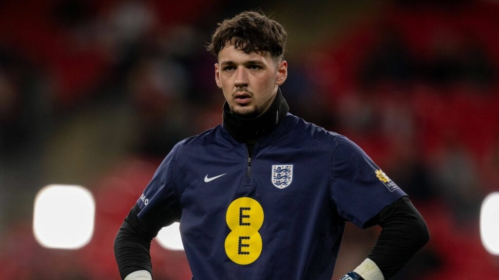 James Trafford in training for England