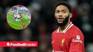 Joe Gomez of Liverpool during the Premier League match at the Tottenham Hotspur Stadium, London / Virgil van Dijk's goal against West Ham on 28, February 2026