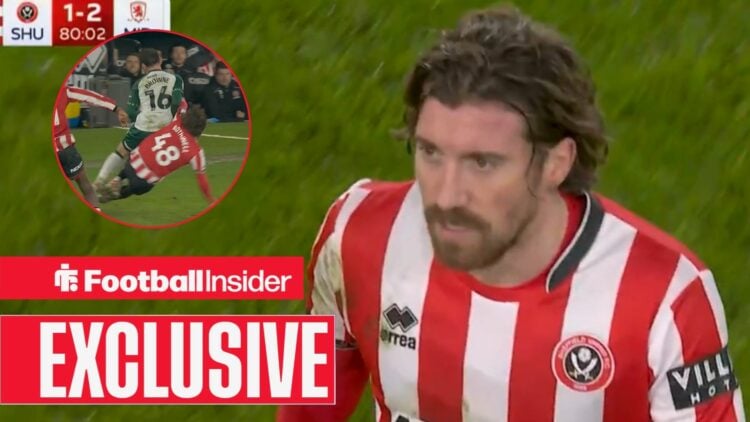 Joe Rothwell tackle on Alan Browne