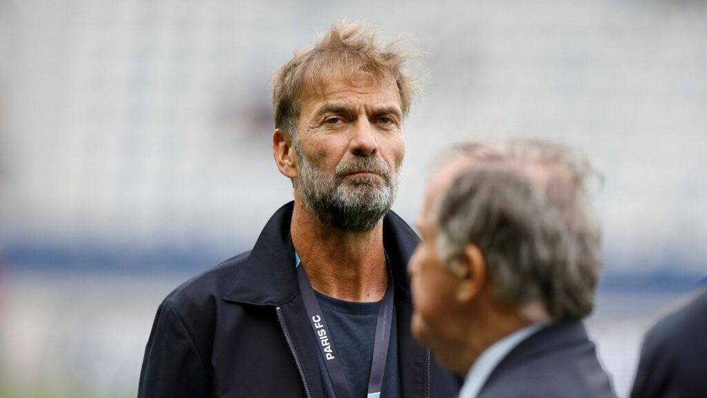 Jurgen Klopp on the sidelines