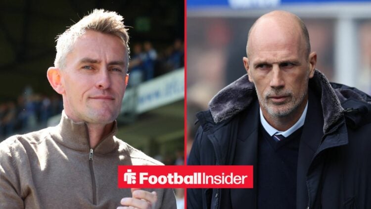 Kieran McKenna and Philippe Clement on the sidelines at Ipswich and Norwich