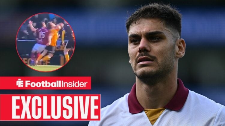 Konstantinos Mavropanos of WHU head and shoulders, headshot during the Premier League match between Crystal Palace FC and West Ham United FC at Sel...