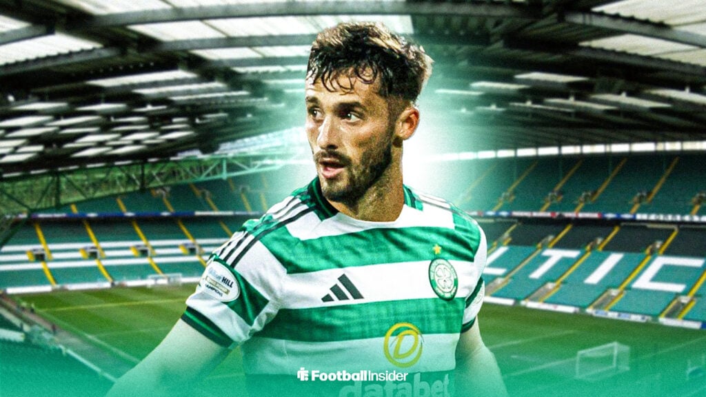 Marcelo Saracchi in action during a game for Celtic.