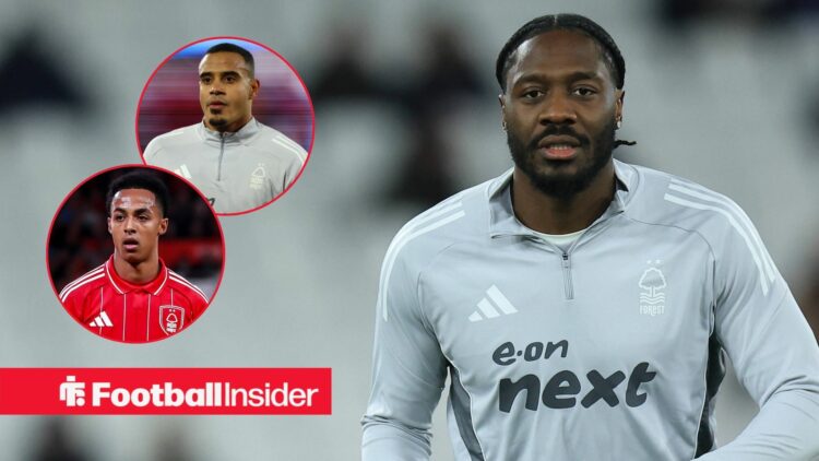 Nottingham Forrest defender Ola Aina 34 during the Premier League match between West Ham United and Nottingham Forest at the London Stadium, London...