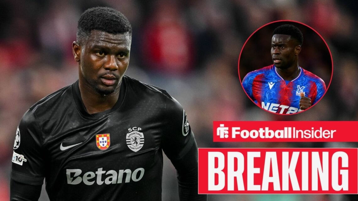 Ousmane Diomande Sporting CP Looks on during the UEFA Champions League 2025/26 League Phase MD6 match between FC Bayern München and Sporting Clube ...