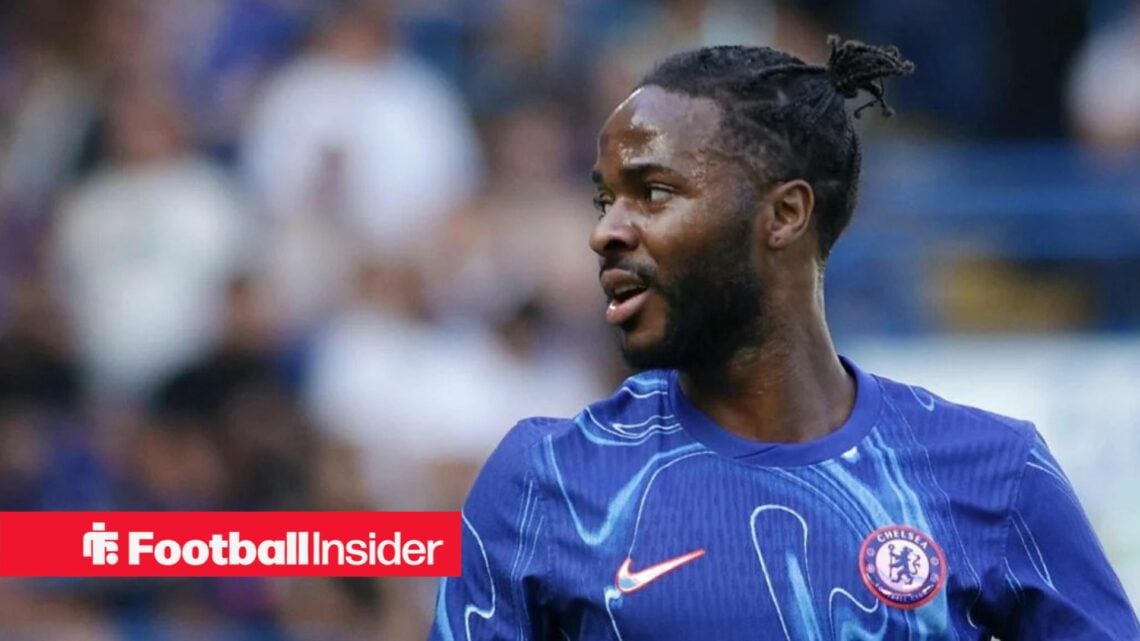 Raheem Sterling in action for Chelsea