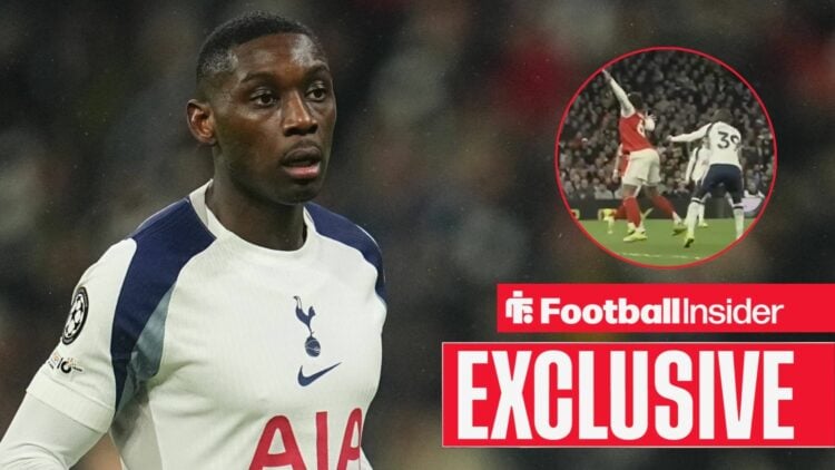 Randal Kolo Muani Tottenham Hotspur looks on the UEFA Champions League 2025/26 League Phase match between Eintracht Frankfurt and Tottenham Hotspur...