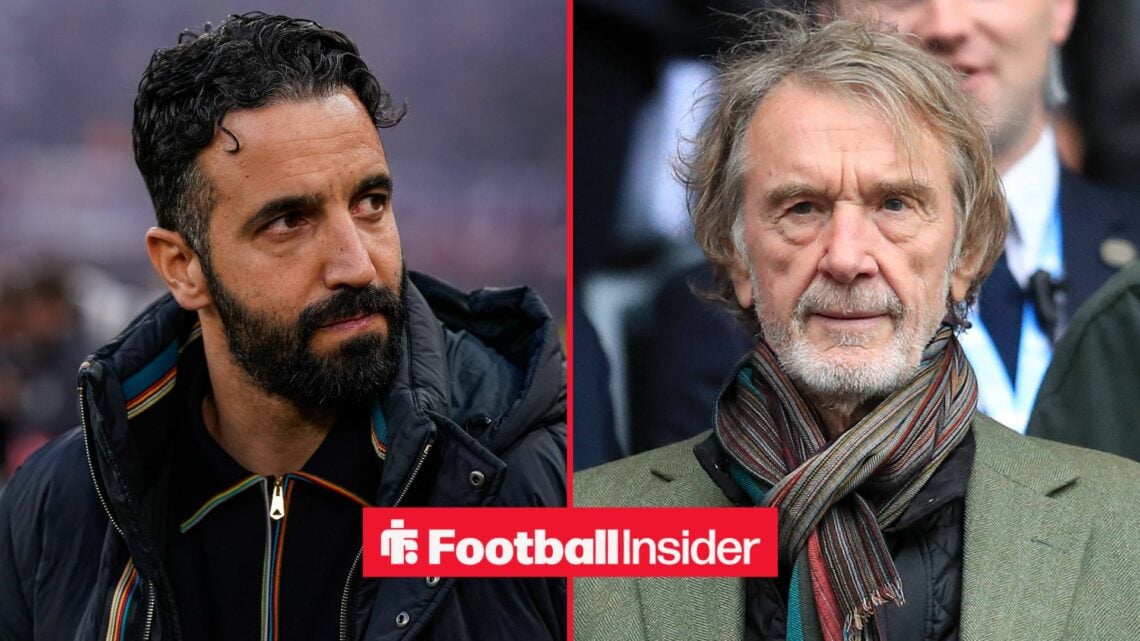 Ruben Amorim alongside Sir Jim Ratcliffe