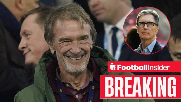 Sir Jim Ratcliffe with John Henry included in a circular inset