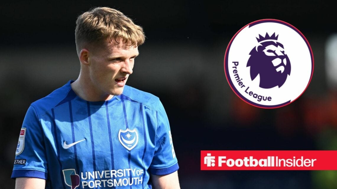 Terry Devlin 24 of Portsmouth during the EFL Sky Bet Championship match between Portsmouth and Leeds United at Fratton Park, Portsmouth, England on...