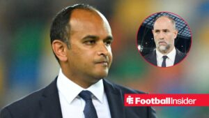 Vinai Venkatesham with Igor Tudor included in a circular inset