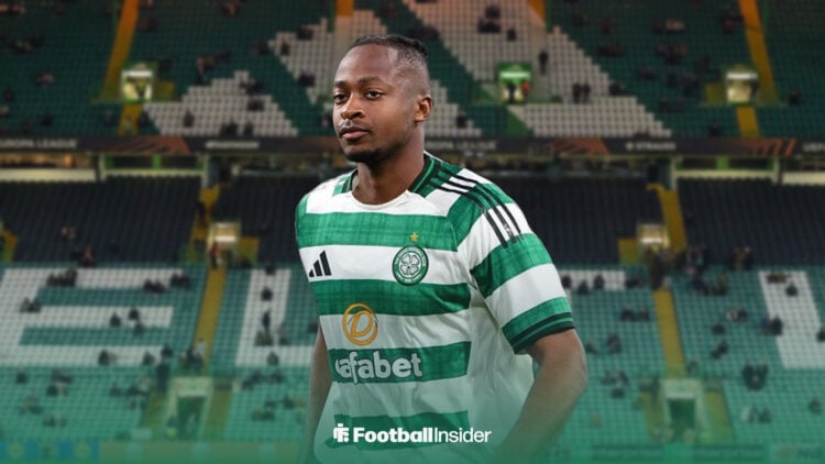 Joel Mvuka in Celtic shirt