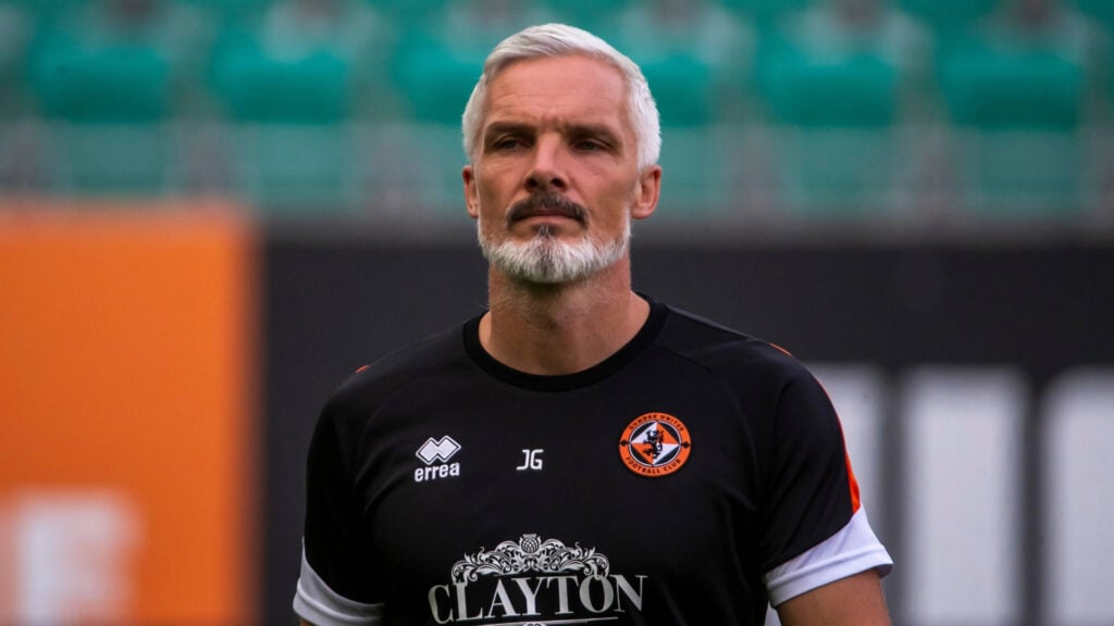 Jim Goodwin Dundee United manager
