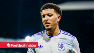 Aston Villa winger Jadon Sancho
