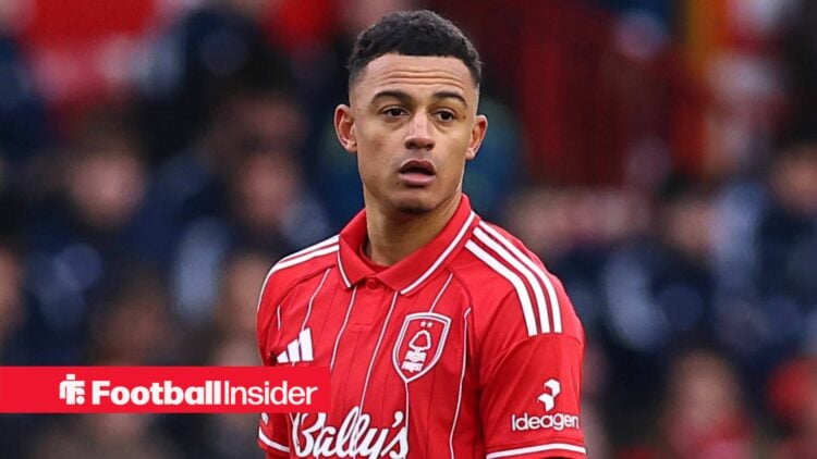 Nottingham Forest winger Dan Ndoye