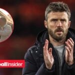 Man United manager Michael Carrick claps with Sir Jim Ratcliffe speaks to Sky Sports News inset